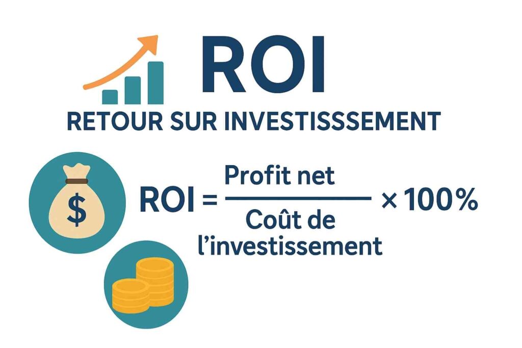 Calcul ROI investissement avec formule de rentabilité financière