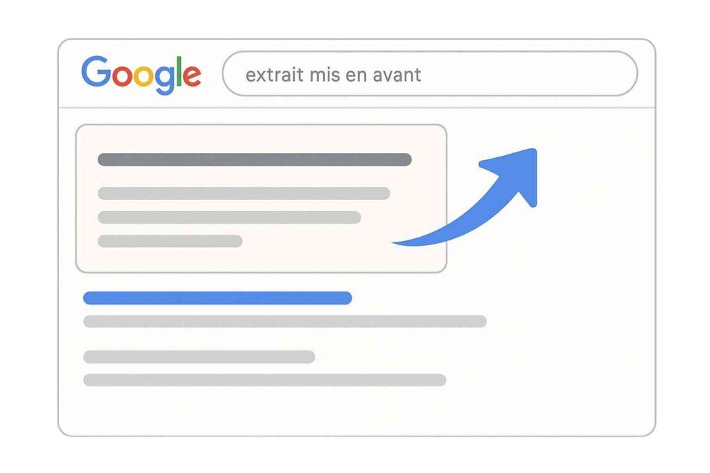 Exemple d’un featured snippet affiché en position 0 sur Google