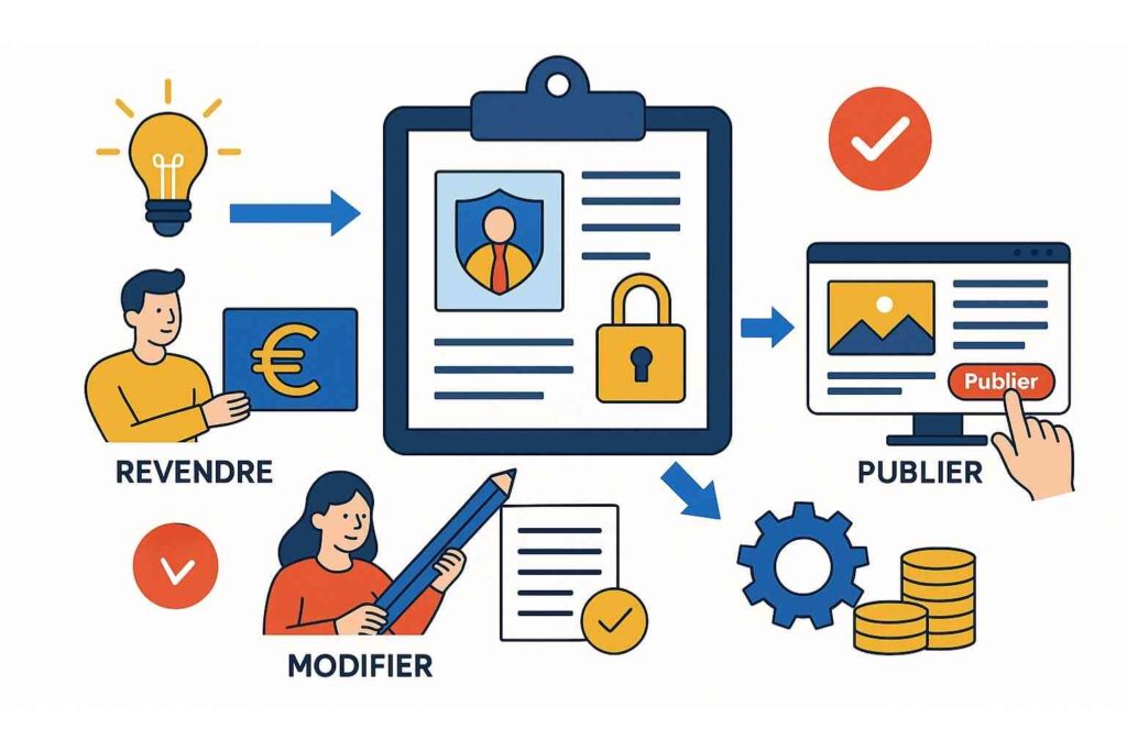 Illustration des droits de label privé PLR dans le marketing digital