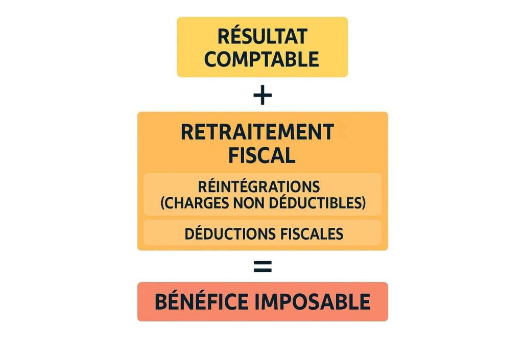 Calcul du bénéfice imposable entreprise expliqué avec les étapes fiscales essentielles.