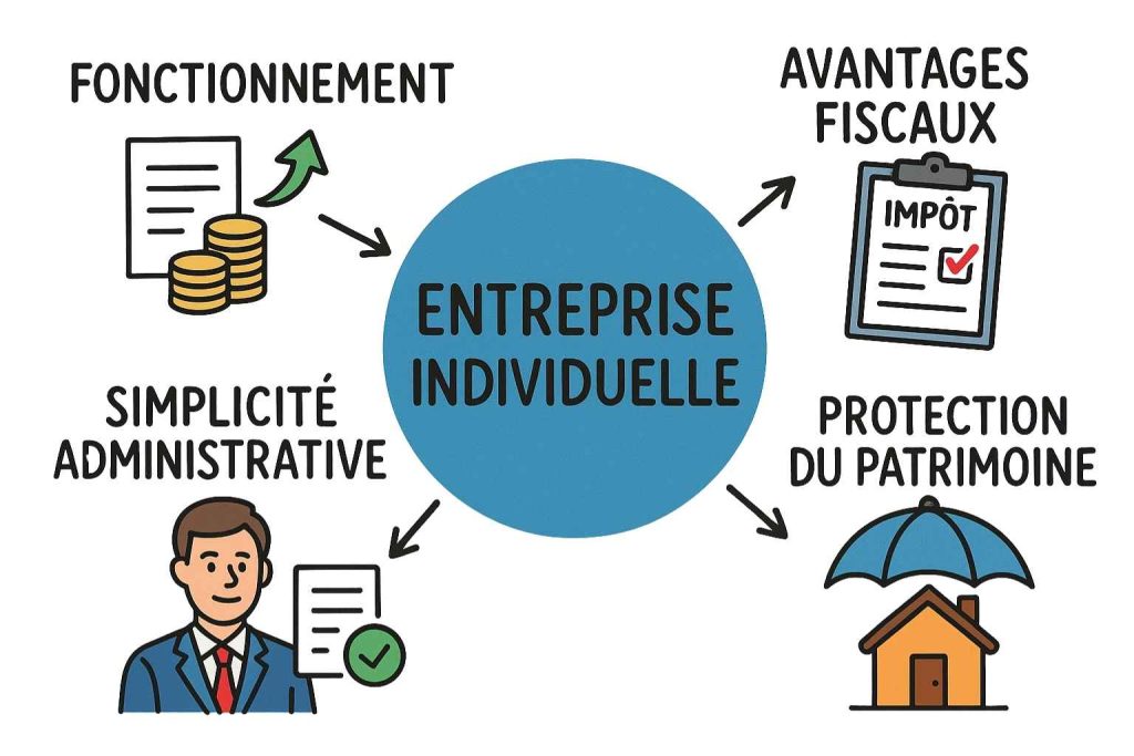 Entrepreneur travaillant sous le statut d’entreprise individuelle EI