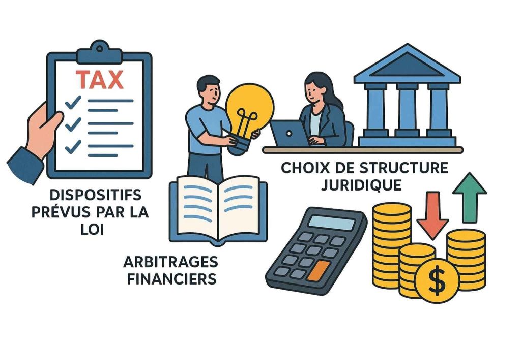 Optimisation fiscale légale appliquée aux revenus et investissements