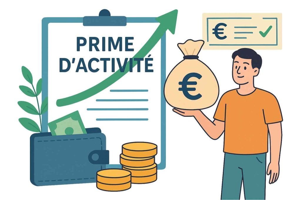 Prime d’activité travailleurs modestes illustrant un soutien financier aux actifs