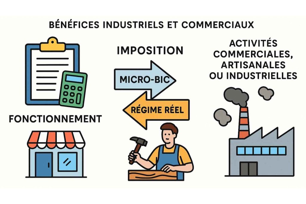 régime BIC bénéfices industriels commerciaux expliqué pour les entreprises