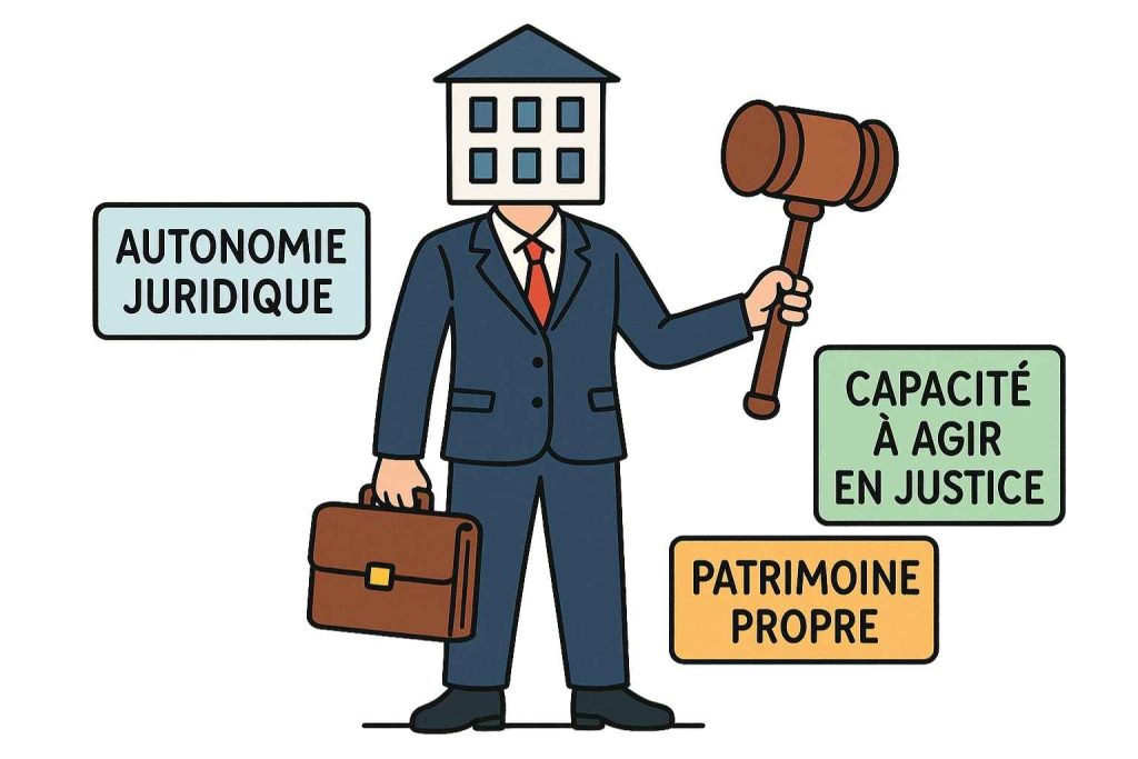 Société personne morale avec explication de son fonctionnement juridique
