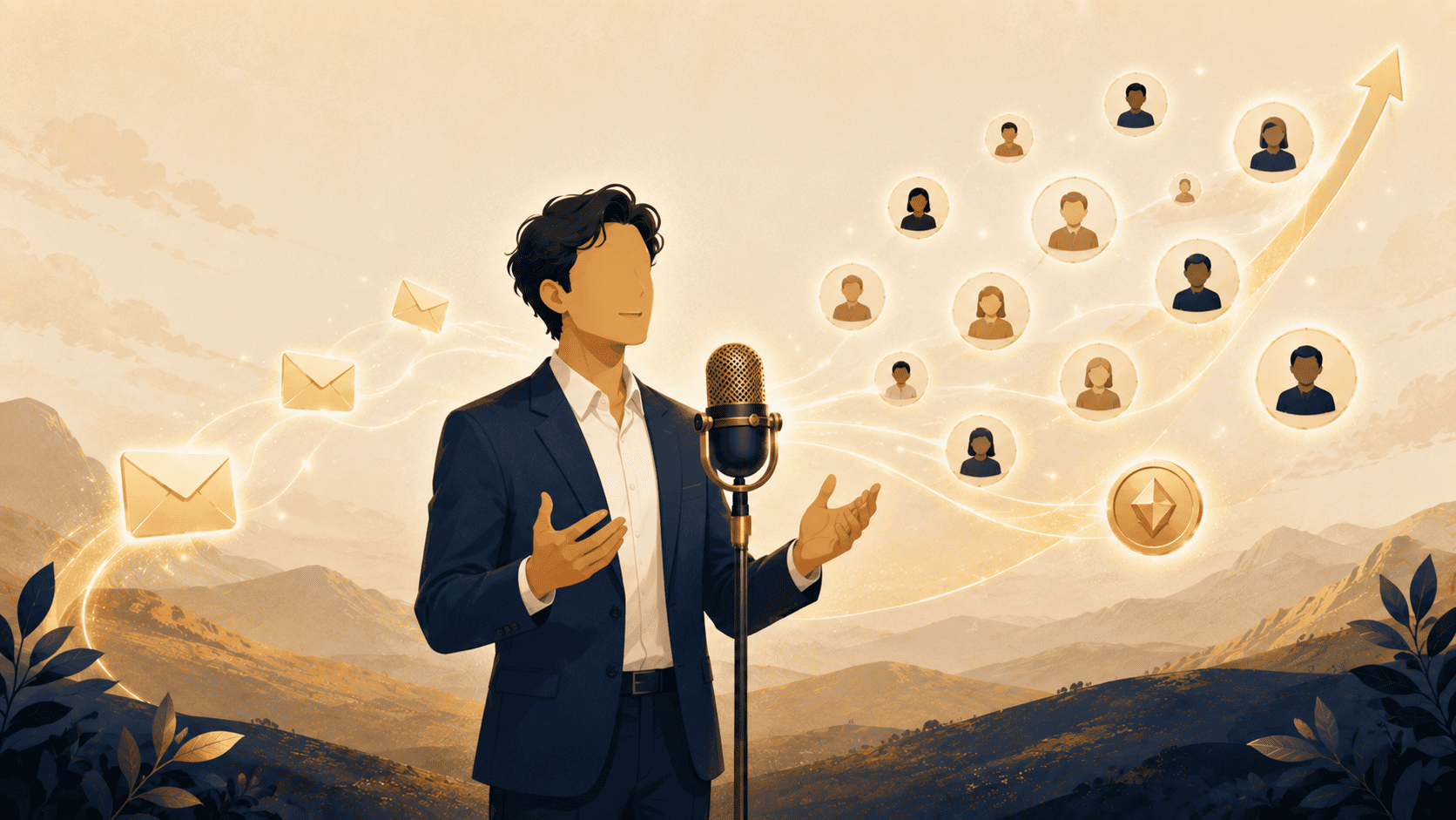 Créateur développant une audience fidèle grâce au contenu
