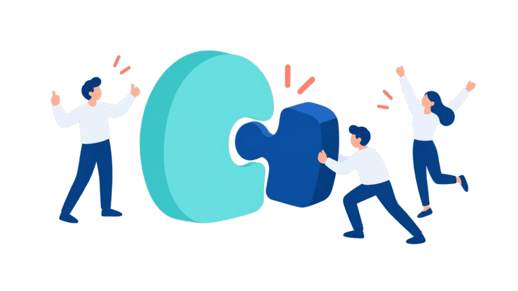 Pièce de puzzle illustrant comment trouver son product-market fit